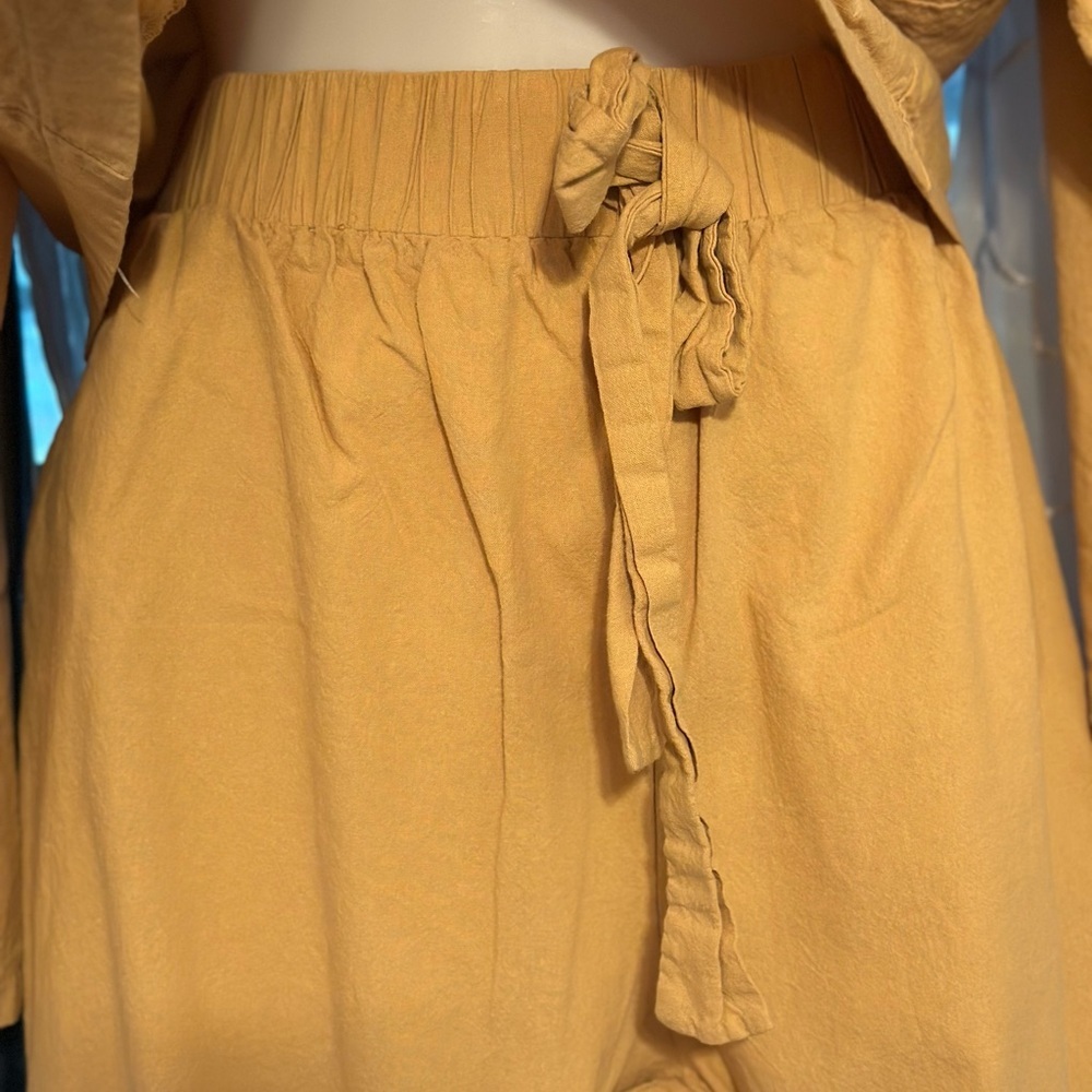 Stylish Tan Jumpsuit - Picture 3 of 9